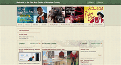 Desktop Screenshot of fineartscenter.org